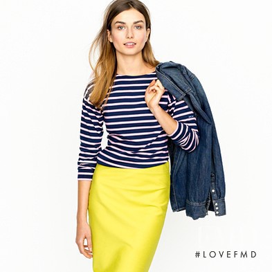 Andreea Diaconu featured in  the J.Crew lookbook for Spring/Summer 2012