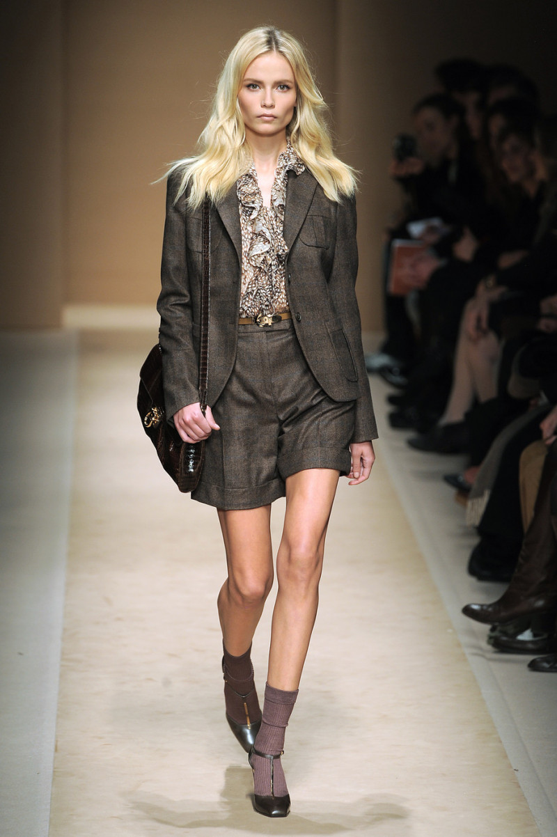 Natasha Poly featured in  the Salvatore Ferragamo fashion show for Autumn/Winter 2010