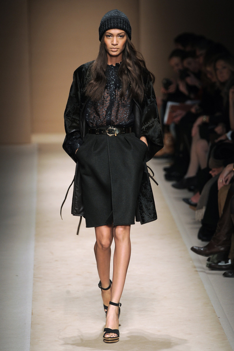 Joan Smalls featured in  the Salvatore Ferragamo fashion show for Autumn/Winter 2010