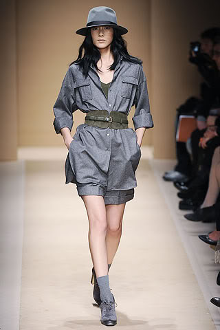 Liu Wen featured in  the Salvatore Ferragamo fashion show for Autumn/Winter 2010