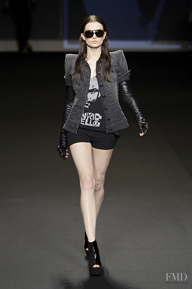 Andreea Diaconu featured in  the Frankie Morello fashion show for Autumn/Winter 2010
