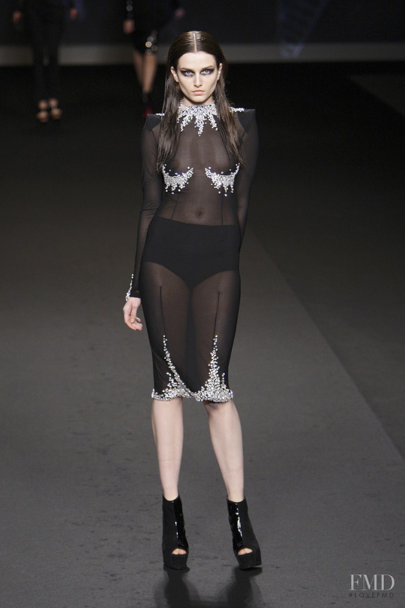 Andreea Diaconu featured in  the Frankie Morello fashion show for Autumn/Winter 2010