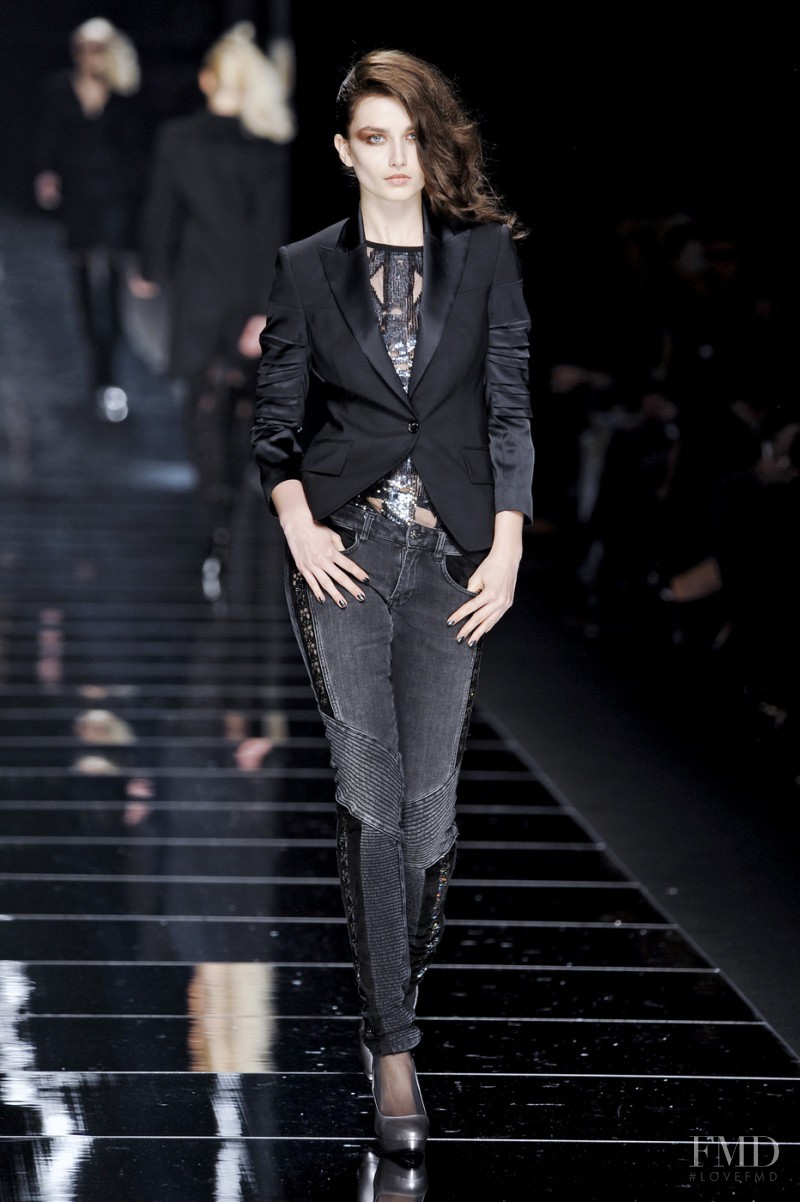 Andreea Diaconu featured in  the John Richmond fashion show for Autumn/Winter 2010