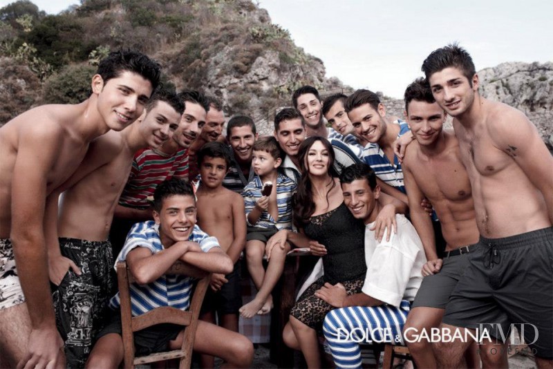 Monica Bellucci featured in  the Dolce & Gabbana advertisement for Summer 2013