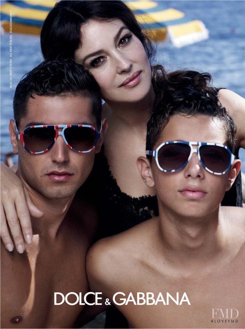 Monica Bellucci featured in  the Dolce & Gabbana advertisement for Summer 2013