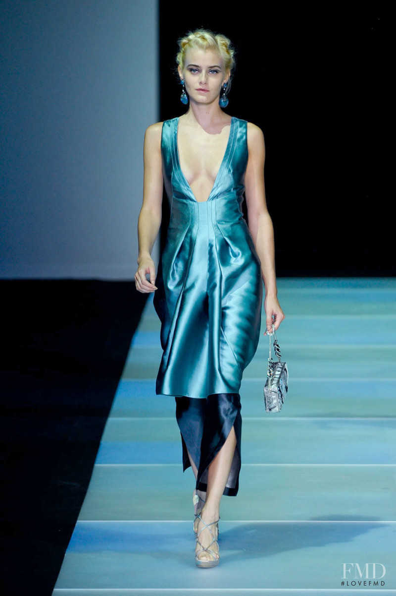 Kori Richardson featured in  the Giorgio Armani fashion show for Spring/Summer 2012