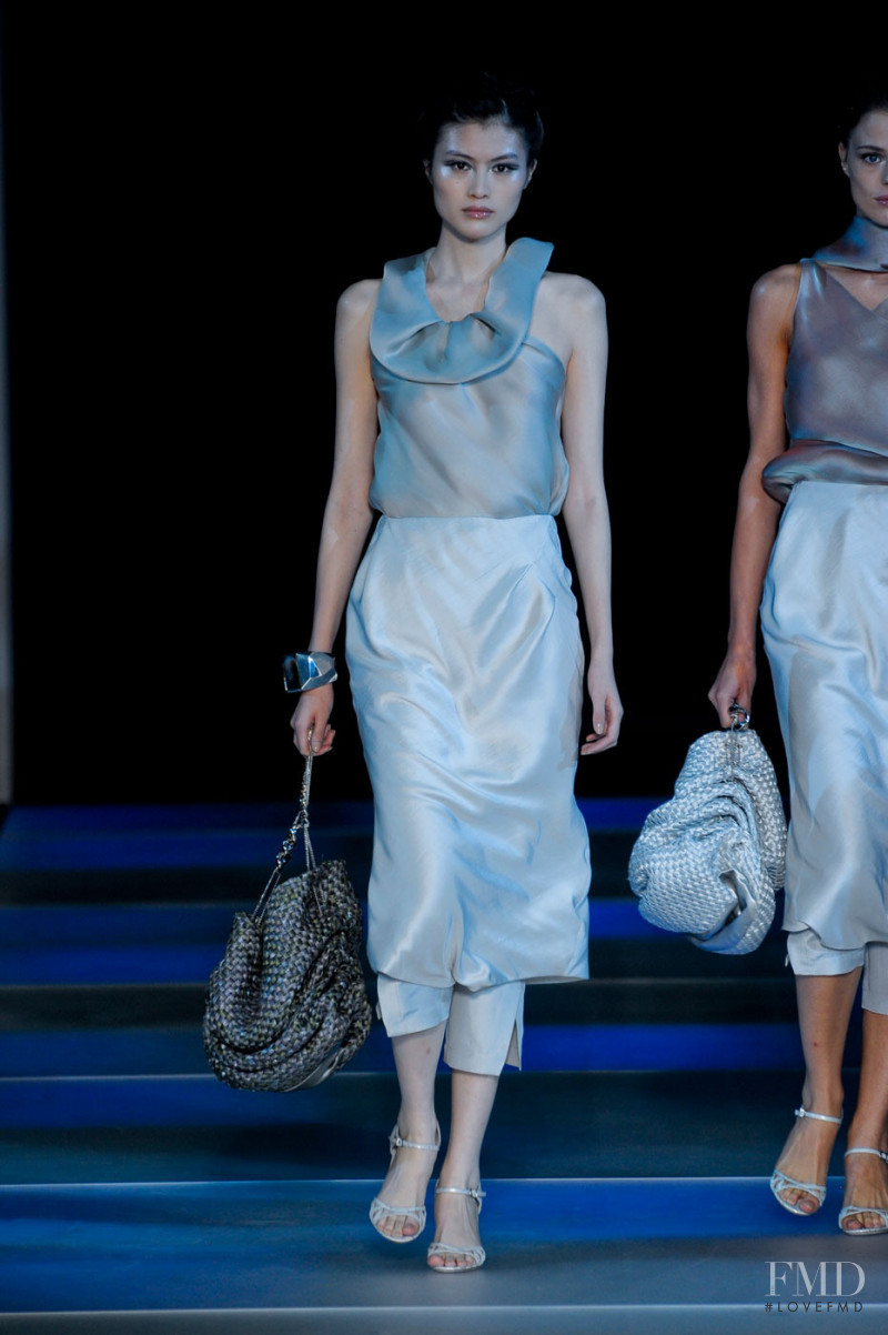 Sui He featured in  the Giorgio Armani fashion show for Spring/Summer 2012