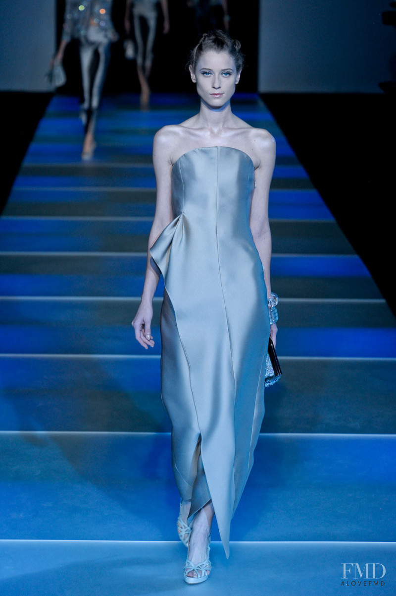 Fabiana Mayer featured in  the Giorgio Armani fashion show for Spring/Summer 2012