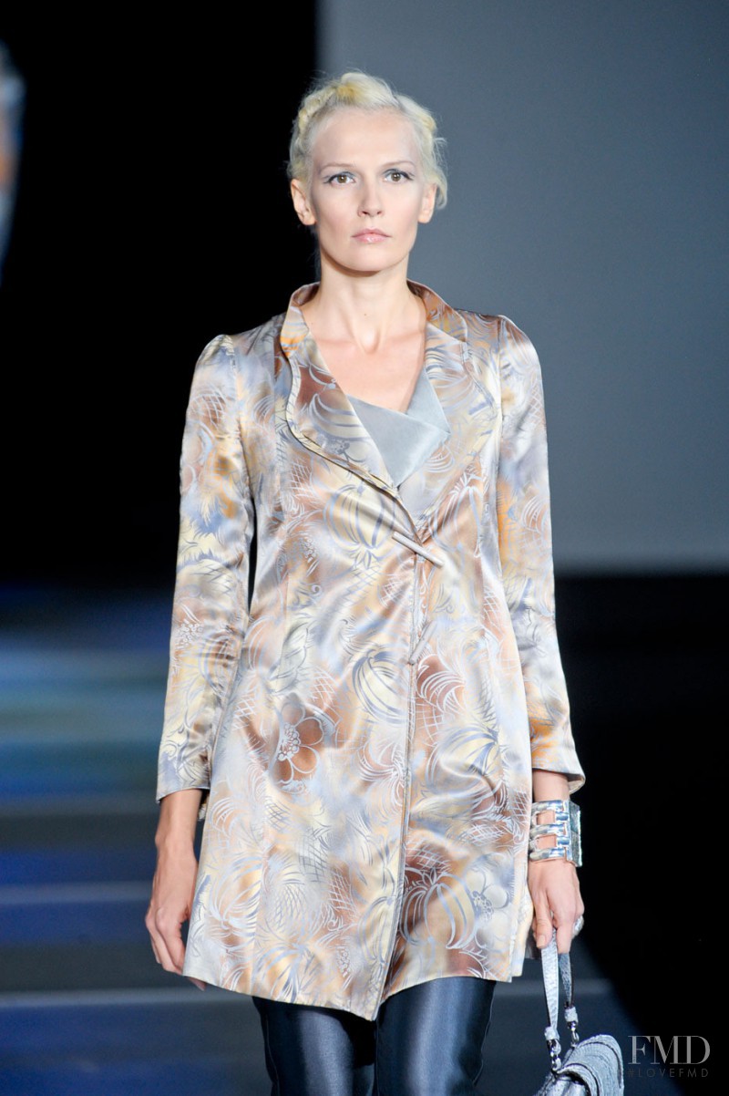 Katia Kokoreva featured in  the Giorgio Armani fashion show for Spring/Summer 2012