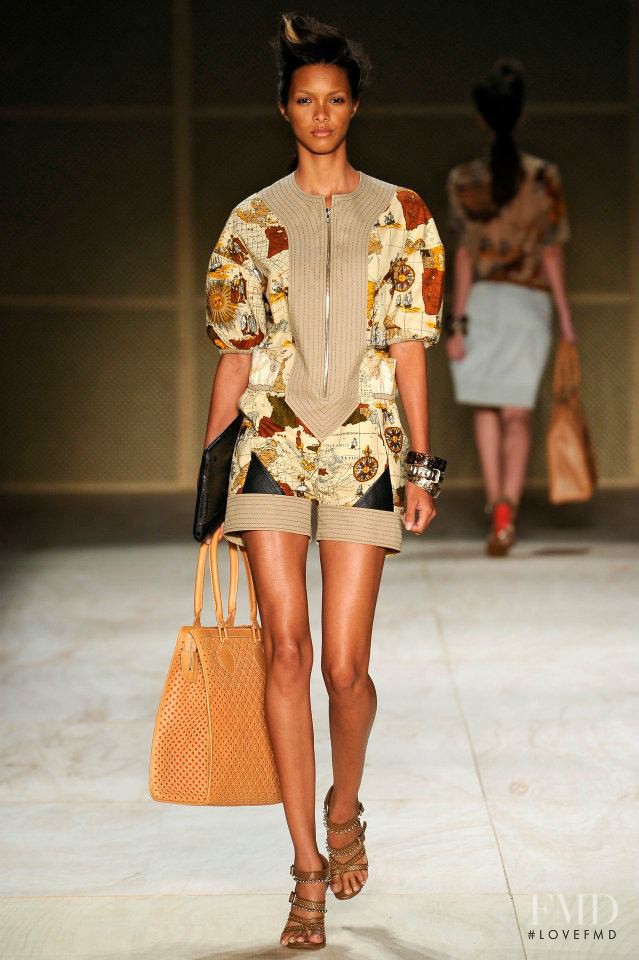 Lais Ribeiro featured in  the Herchcovitch fashion show for Spring/Summer 2013