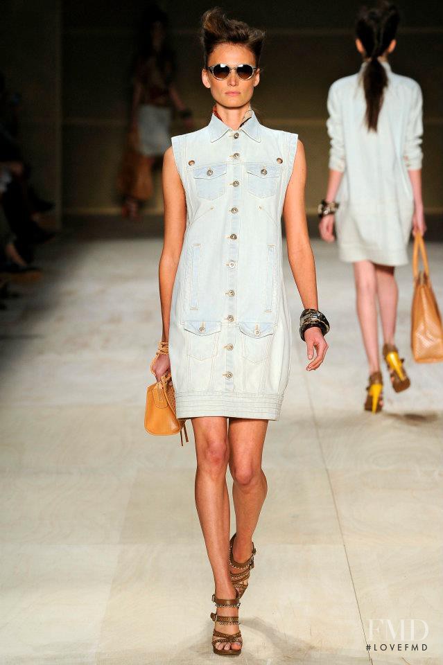 Lovani Pinnow featured in  the Herchcovitch fashion show for Spring/Summer 2013