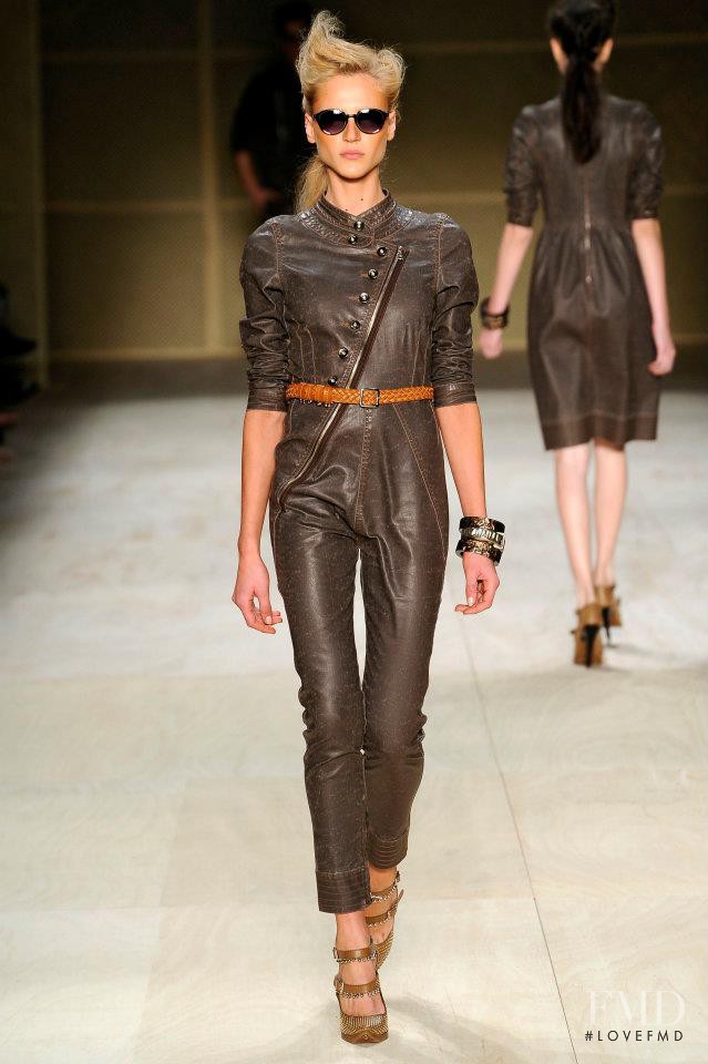Alicia Kuczman featured in  the Herchcovitch fashion show for Spring/Summer 2013