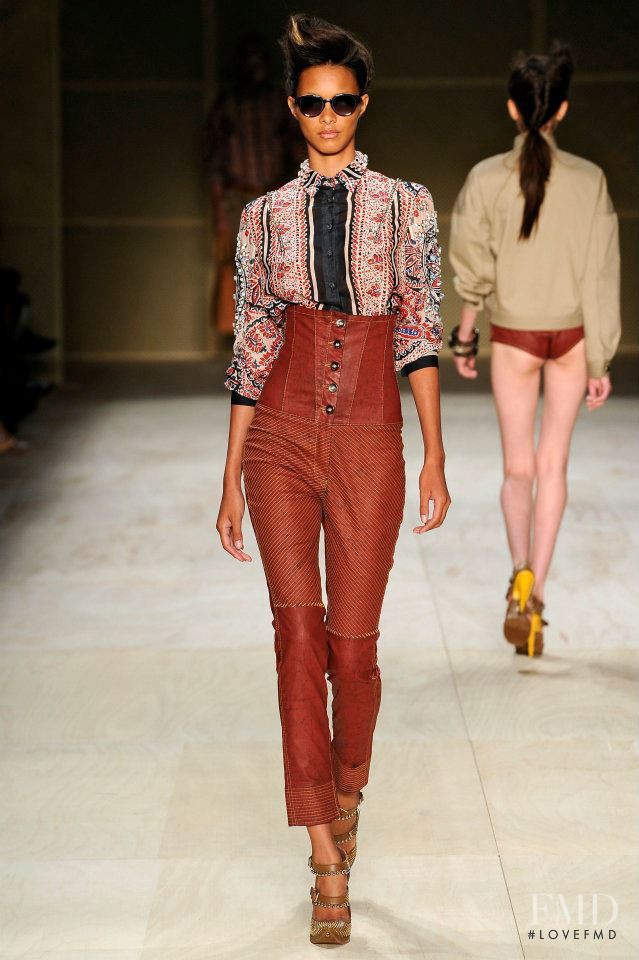 Lais Ribeiro featured in  the Herchcovitch fashion show for Spring/Summer 2013
