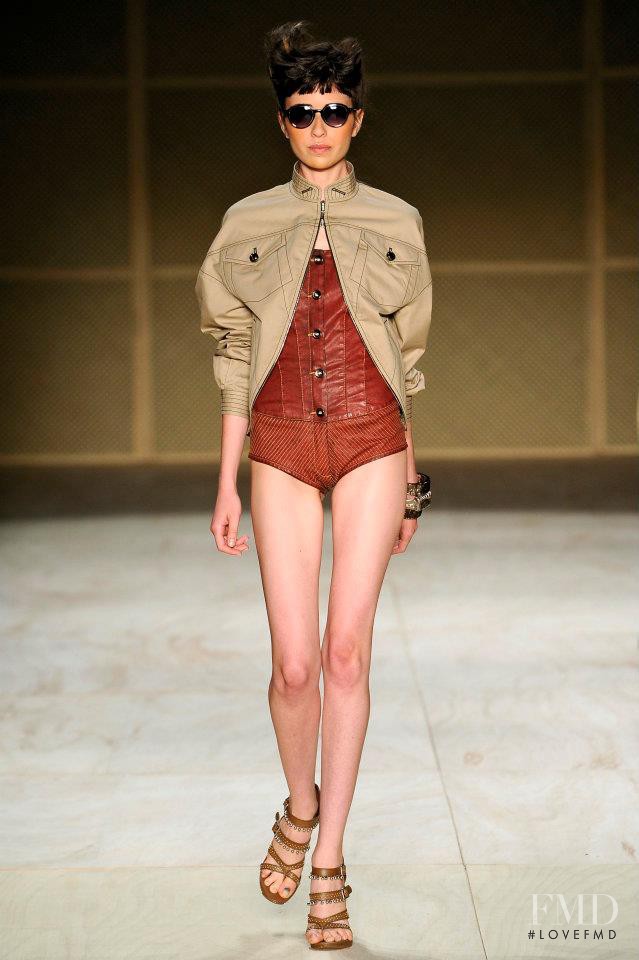 Vanessa Moreira featured in  the Herchcovitch fashion show for Spring/Summer 2013