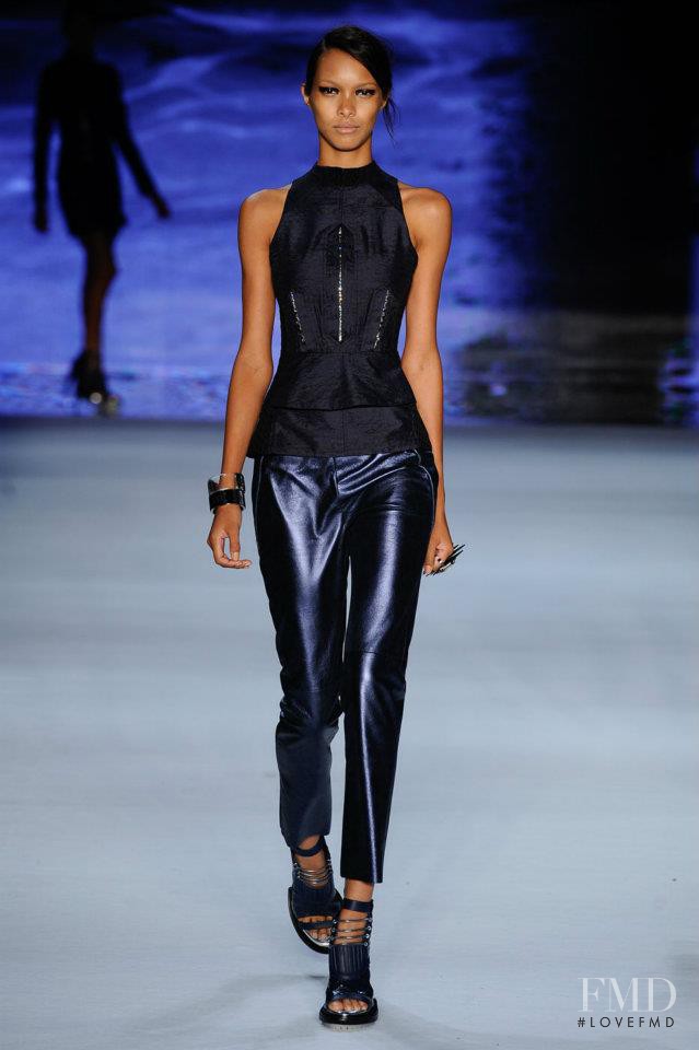 Lais Ribeiro featured in  the Ellus fashion show for Spring/Summer 2013