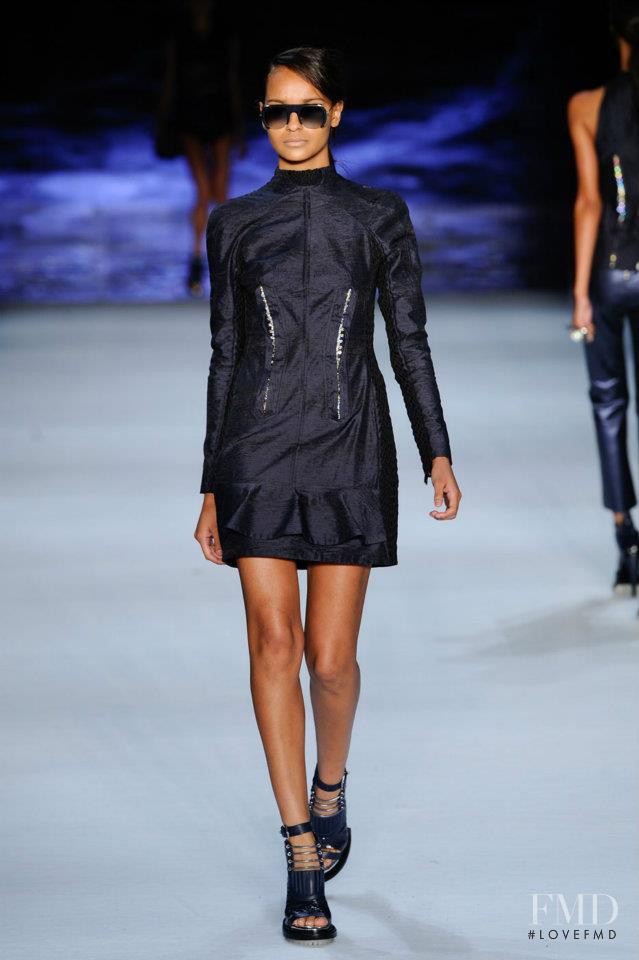 Gracie Carvalho featured in  the Ellus fashion show for Spring/Summer 2013