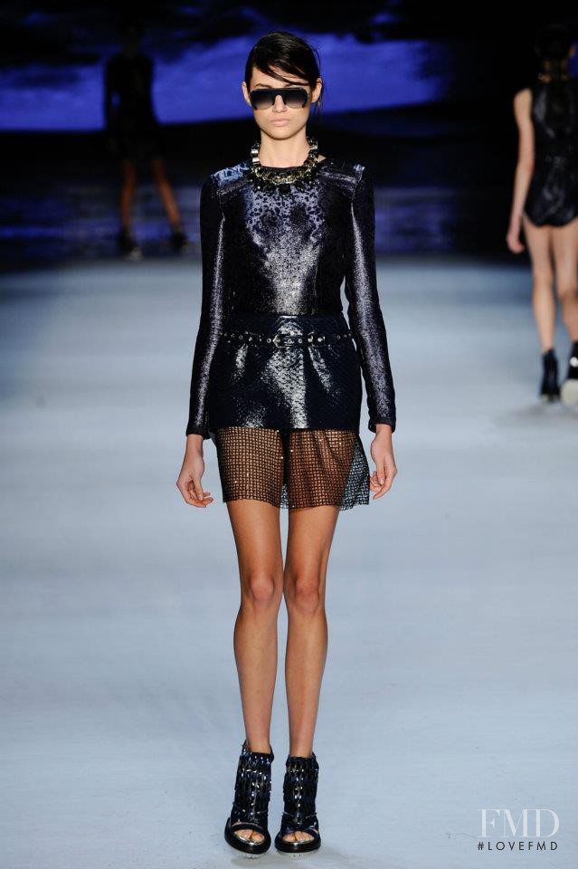 Bruna Ludtke featured in  the Ellus fashion show for Spring/Summer 2013