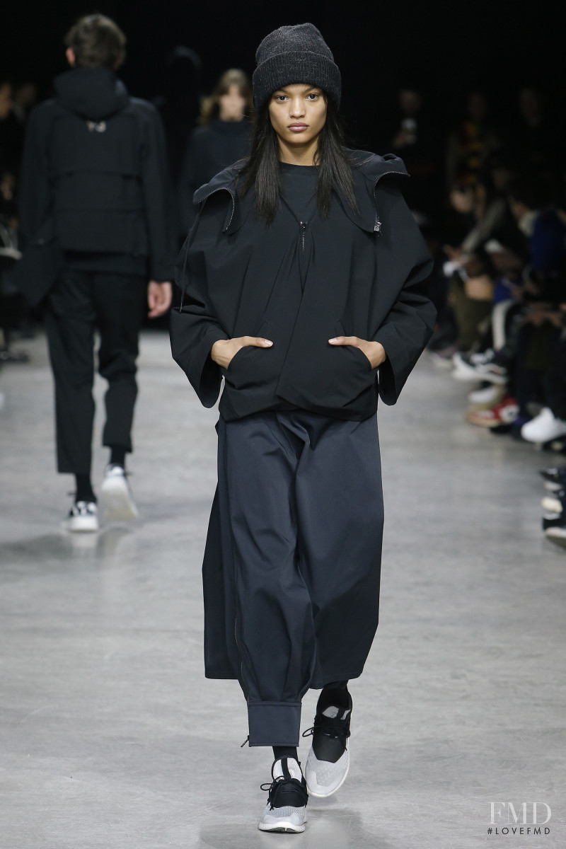 Lameka Fox featured in  the Y-3 fashion show for Autumn/Winter 2017