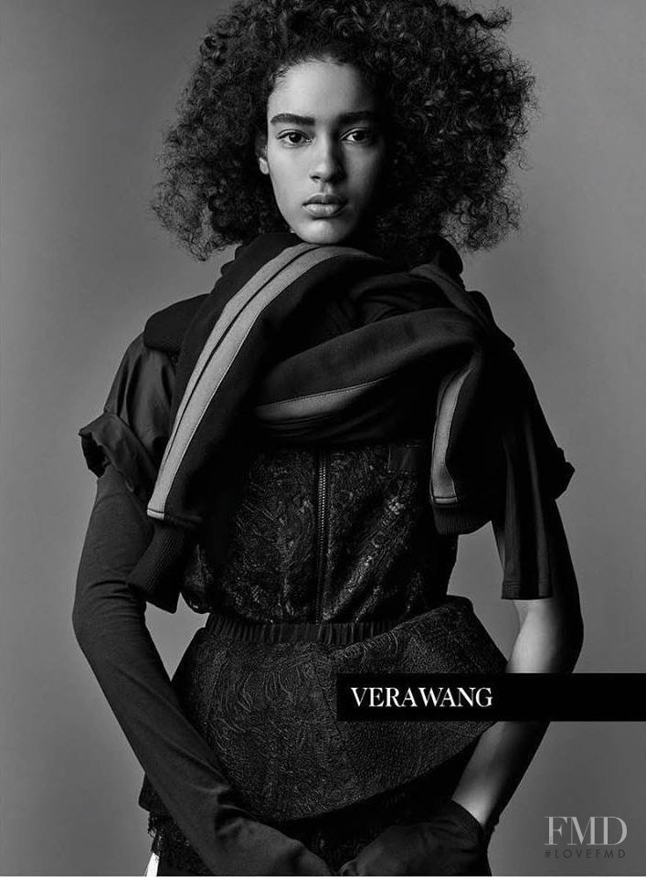 Luisana Gonzalez featured in  the Vera Wang advertisement for Spring/Summer 2017