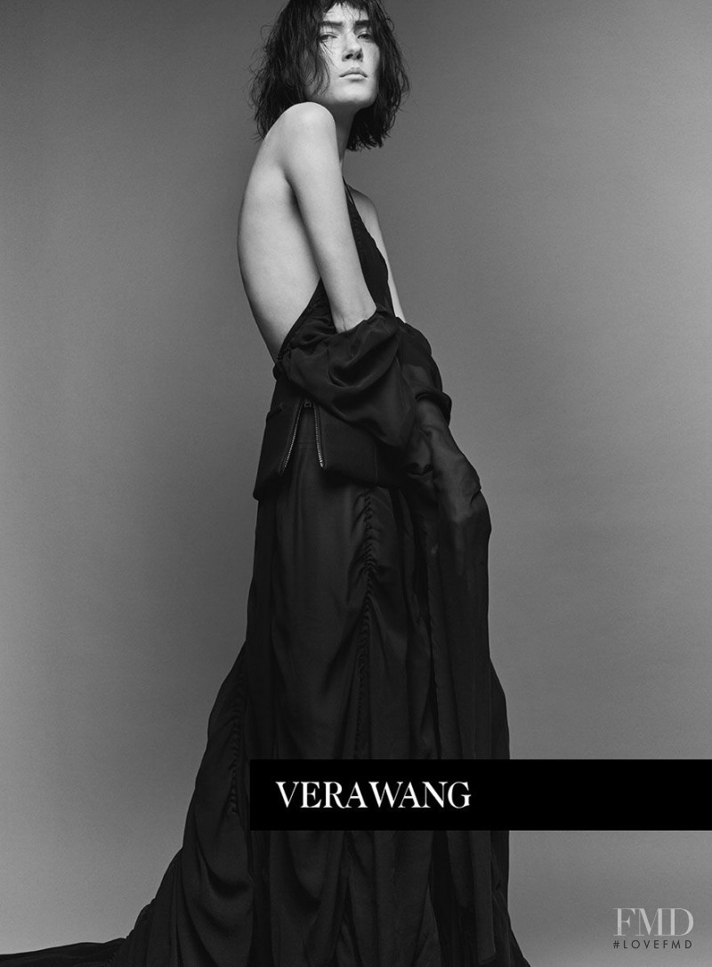 Liene Podina featured in  the Vera Wang advertisement for Spring/Summer 2017