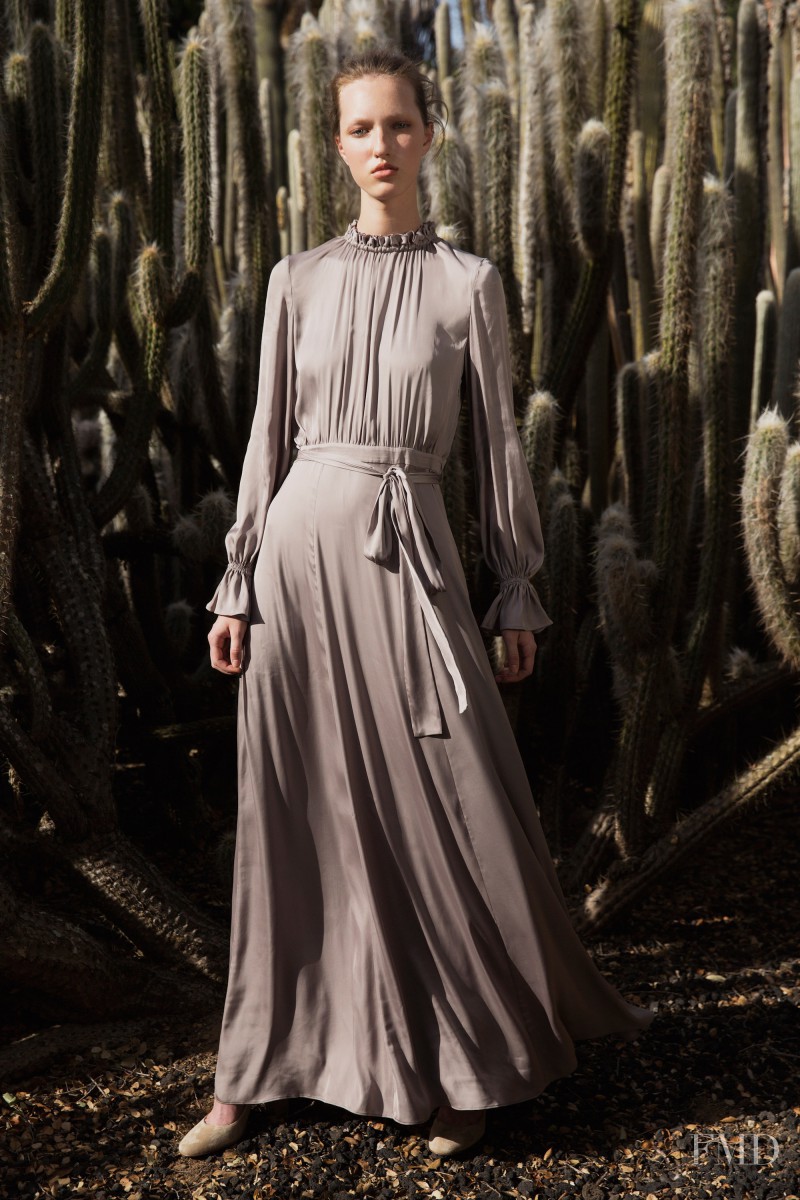 Liza Ostanina featured in  the Co Collections lookbook for Pre-Fall 2016