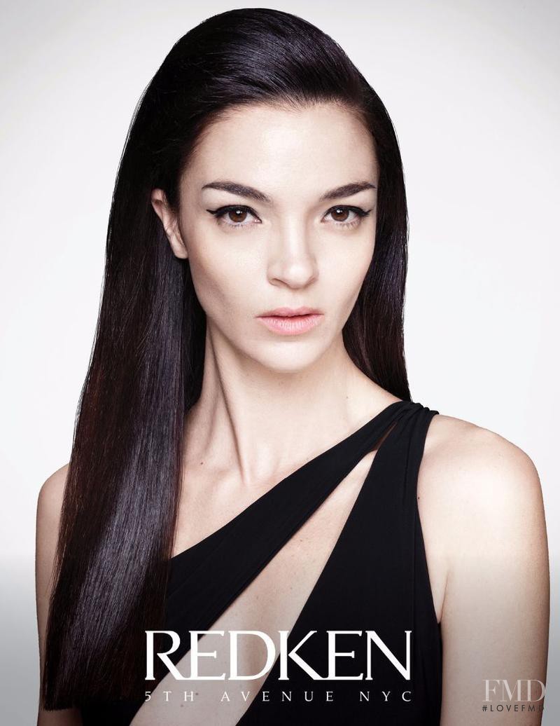 Mariacarla Boscono featured in  the Redken advertisement for Autumn/Winter 2016