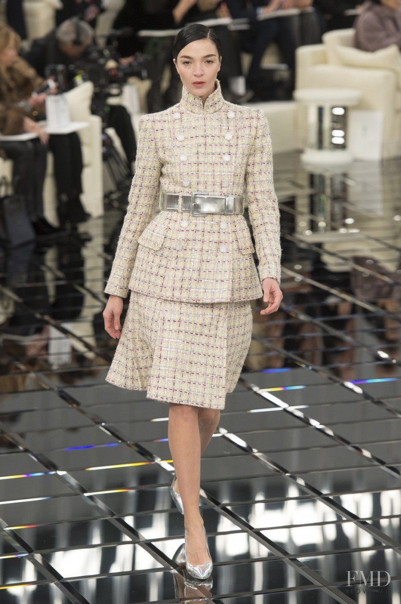 Mariacarla Boscono featured in  the Chanel Haute Couture fashion show for Spring/Summer 2017
