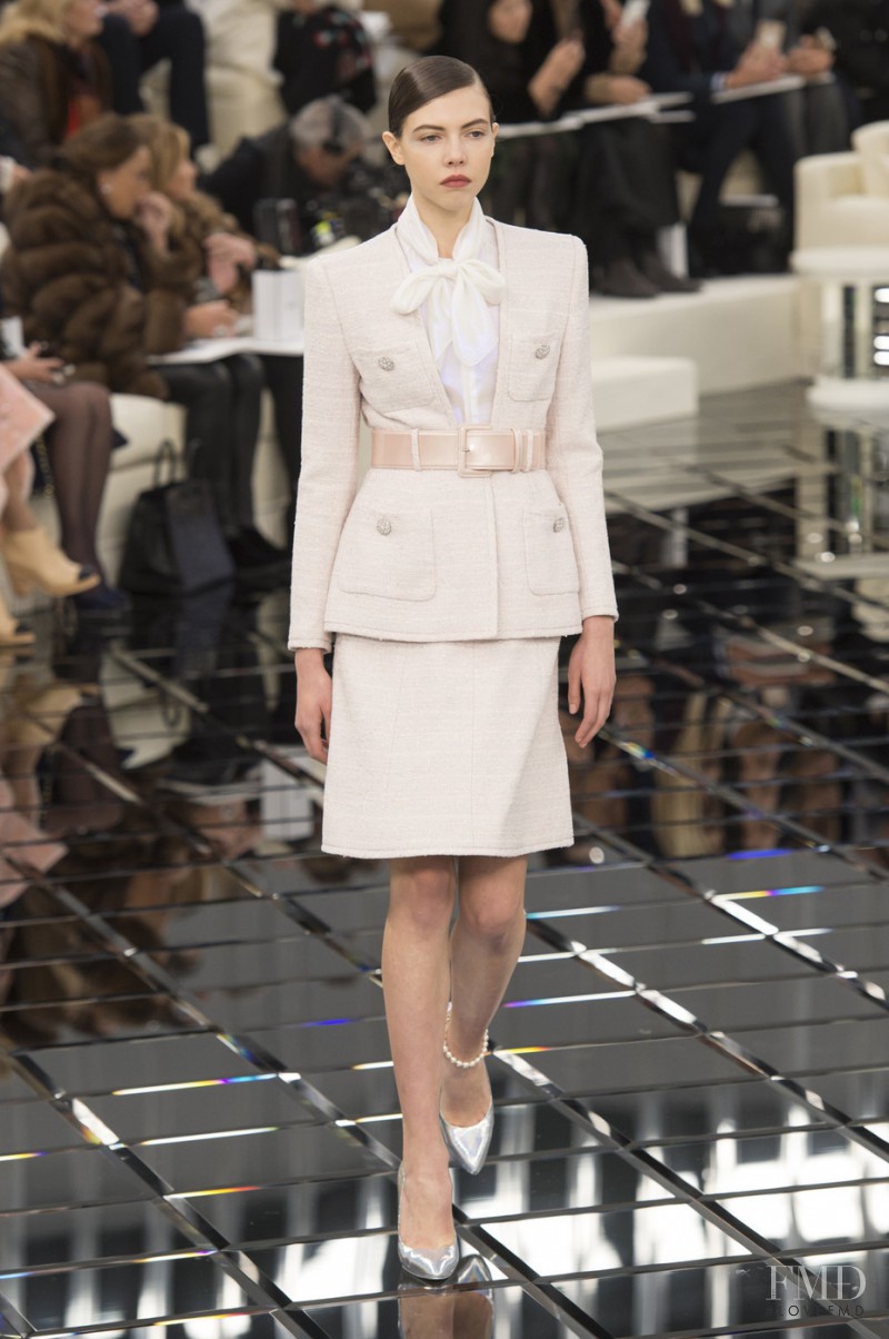 Lea Julian featured in  the Chanel Haute Couture fashion show for Spring/Summer 2017