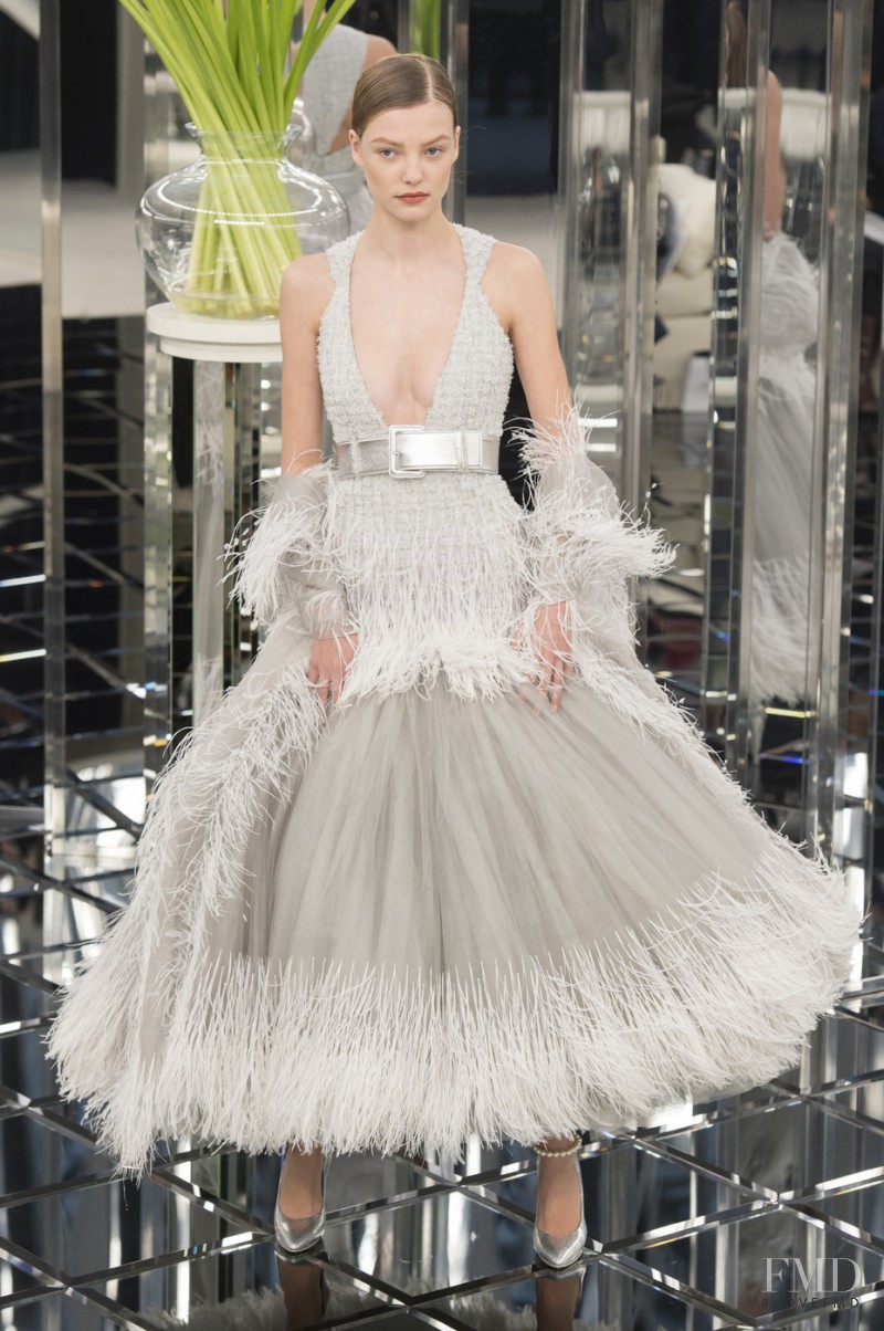 Roos Abels featured in  the Chanel Haute Couture fashion show for Spring/Summer 2017