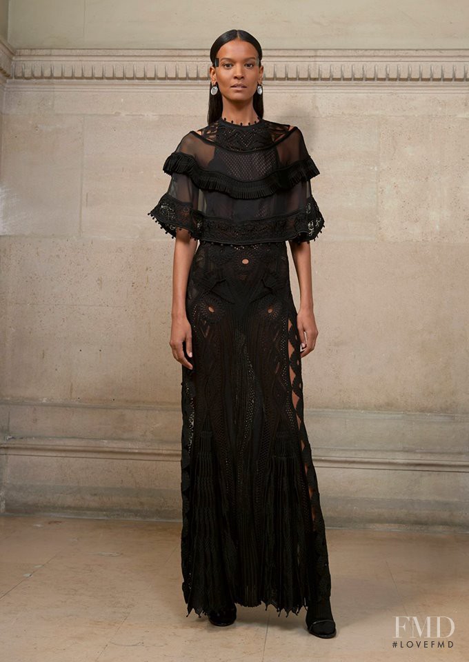 Liya Kebede featured in  the Givenchy Haute Couture fashion show for Spring/Summer 2017