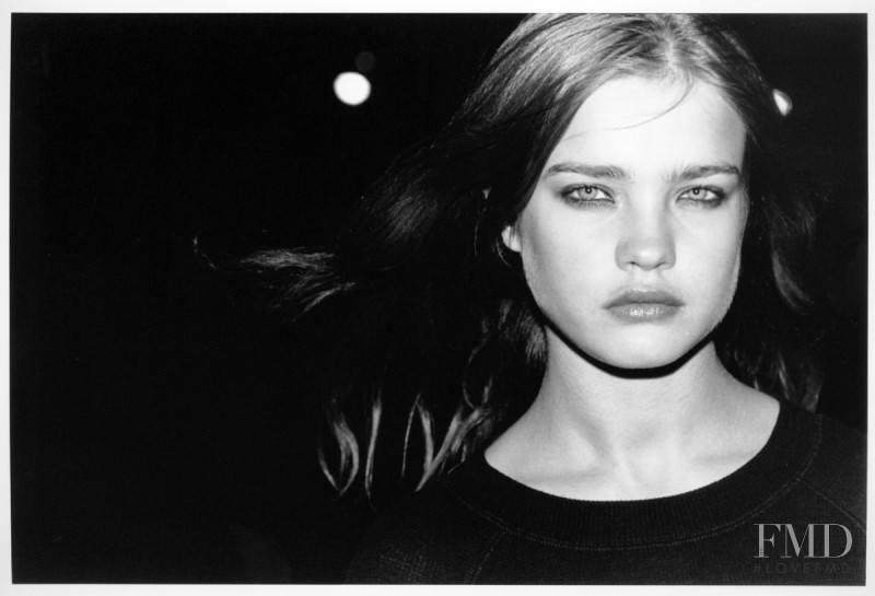 Natalia Vodianova featured in  the Armani Exchange advertisement for Autumn/Winter 2001