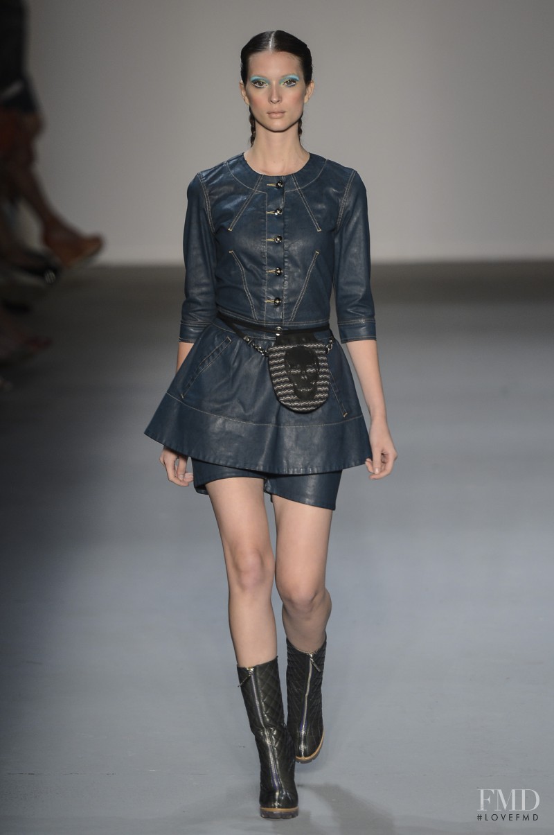 Vanessa Damasceno featured in  the Herchcovitch fashion show for Autumn/Winter 2013