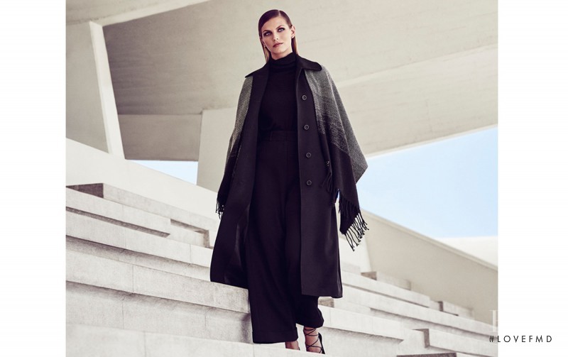 Karlina Caune featured in  the Pedro Del Hierro advertisement for Autumn/Winter 2016