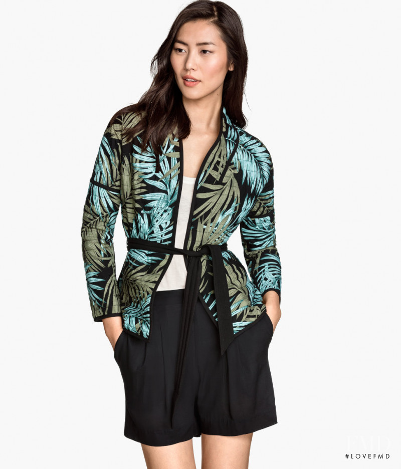 Liu Wen featured in  the H&M catalogue for Summer 2015