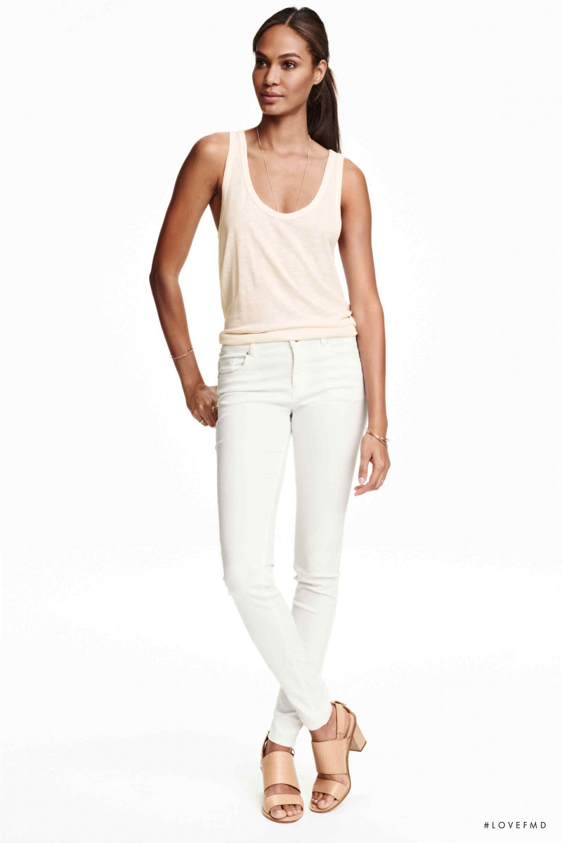 Joan Smalls featured in  the H&M catalogue for Summer 2015