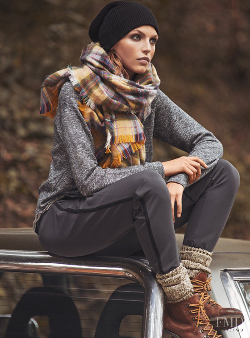 Karlina Caune featured in  the Mango Sportswear lookbook for Fall 2014
