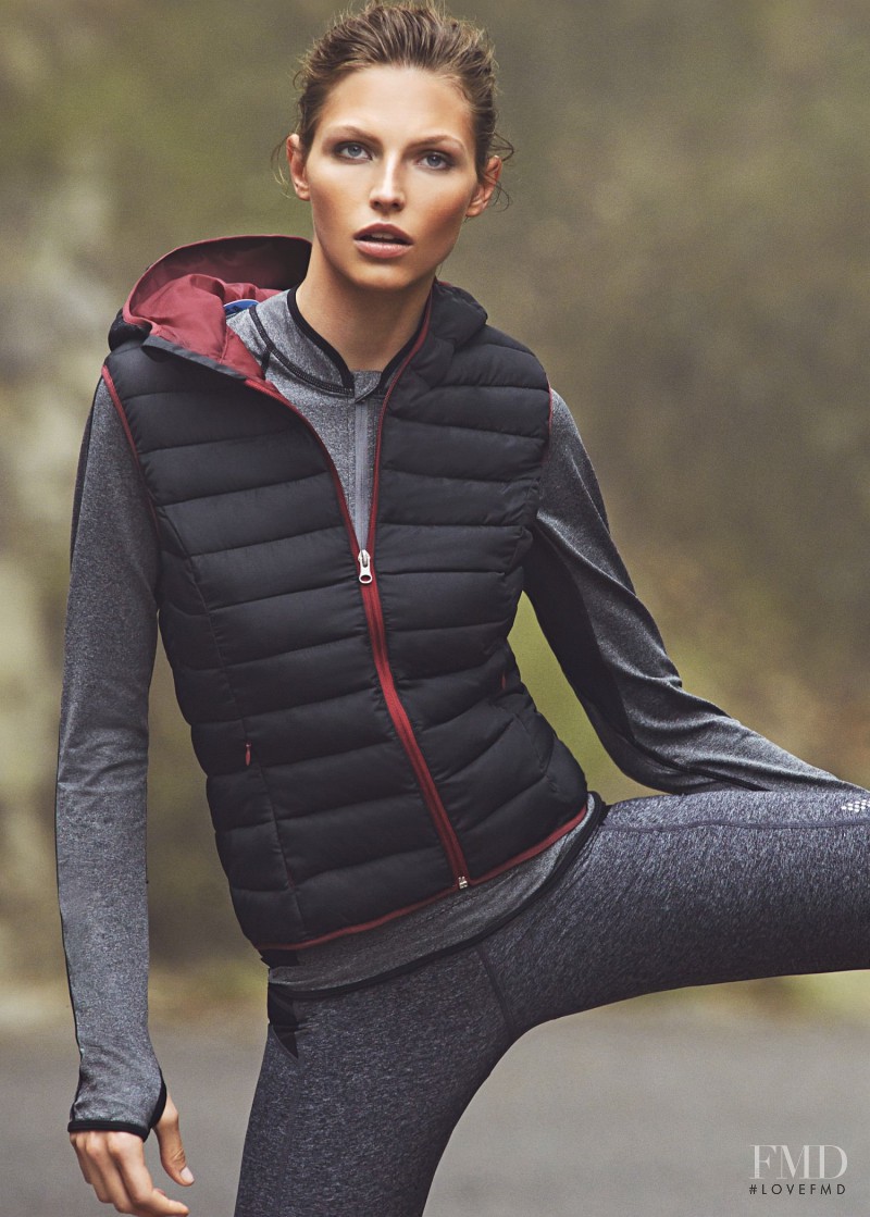 Karlina Caune featured in  the Mango Sportswear lookbook for Fall 2014