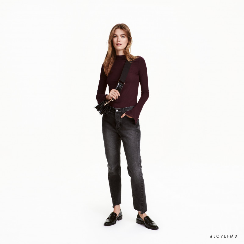 Mathilde Brandi featured in  the H&M catalogue for Autumn/Winter 2016