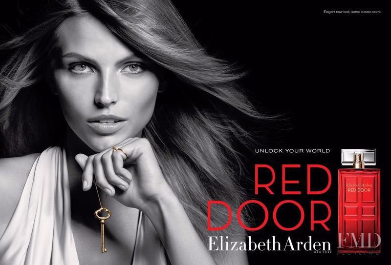 Karlina Caune featured in  the Elizabeth Arden Red Door Fragrance advertisement for Autumn/Winter 2016