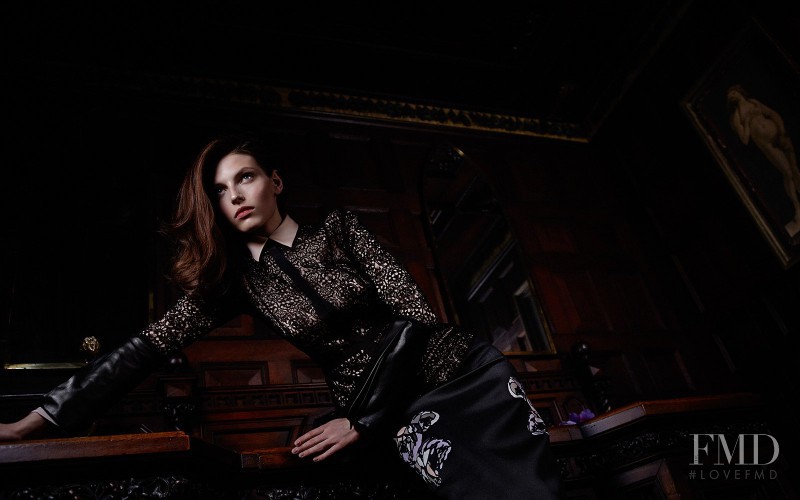 Karlina Caune featured in  the Honor advertisement for Autumn/Winter 2012