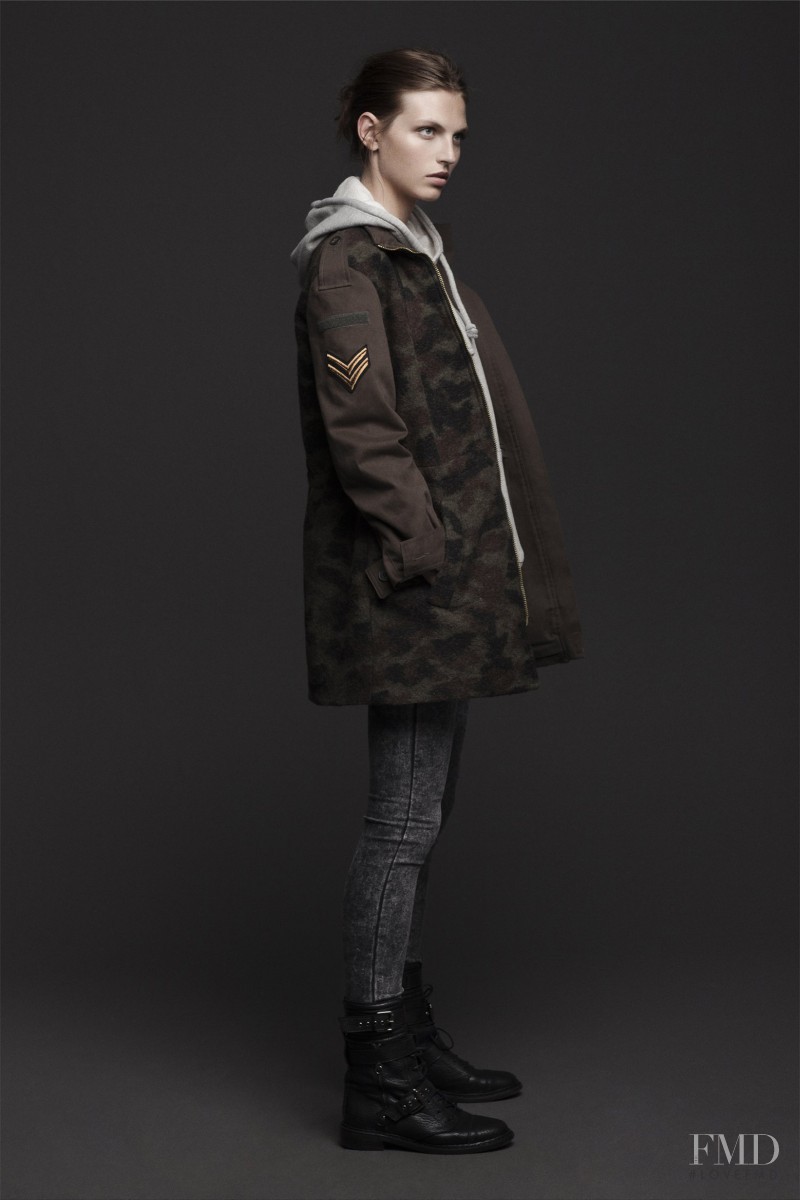 Karlina Caune featured in  the Zara TRF lookbook for Fall 2012