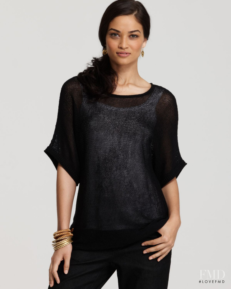 Shanina Shaik featured in  the Bloomingdales catalogue for Autumn/Winter 2011