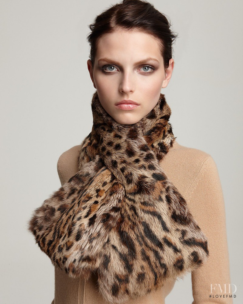 Karlina Caune featured in  the Bloomingdales catalogue for Autumn/Winter 2011