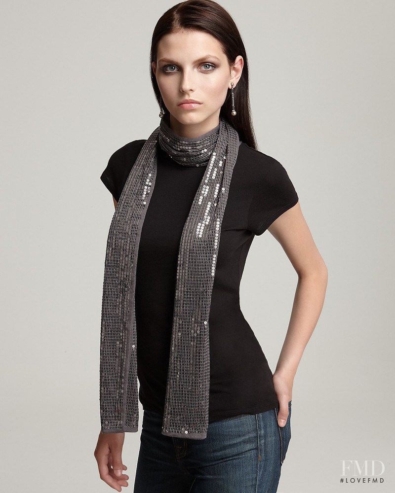 Karlina Caune featured in  the Bloomingdales catalogue for Autumn/Winter 2011