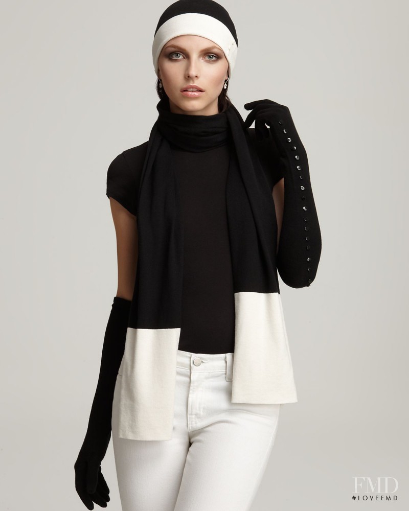 Karlina Caune featured in  the Bloomingdales catalogue for Autumn/Winter 2011