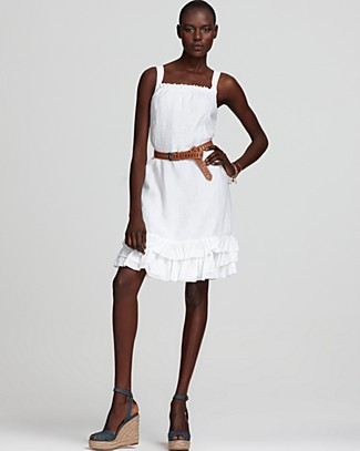 Ajak Deng featured in  the Bloomingdales catalogue for Autumn/Winter 2011