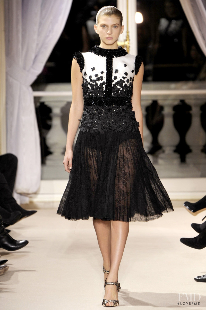 Caterina Ravaglia featured in  the Giambattista Valli Haute Couture fashion show for Spring/Summer 2012