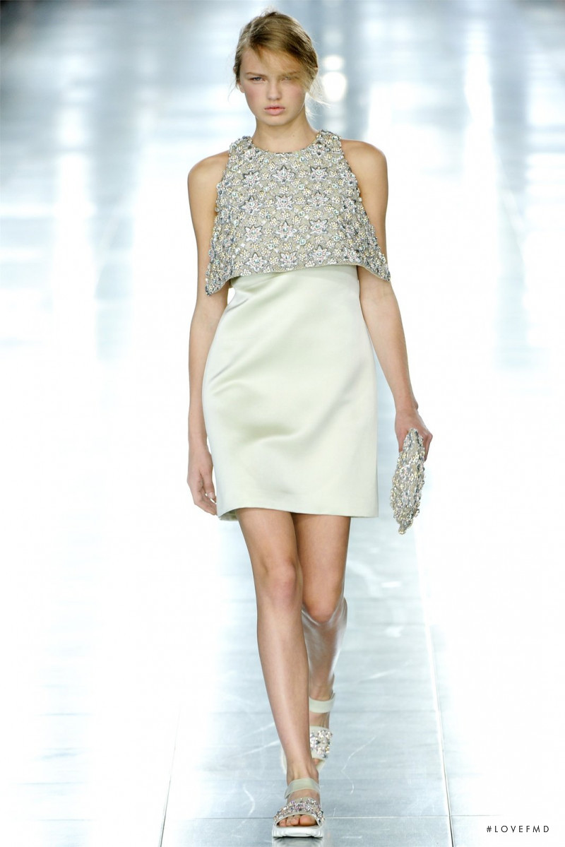 Romee Strijd featured in  the Christopher Kane fashion show for Spring/Summer 2012