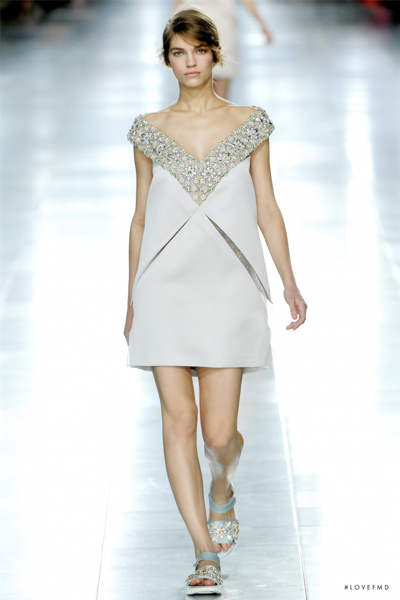 Samantha Gradoville featured in  the Christopher Kane fashion show for Spring/Summer 2012