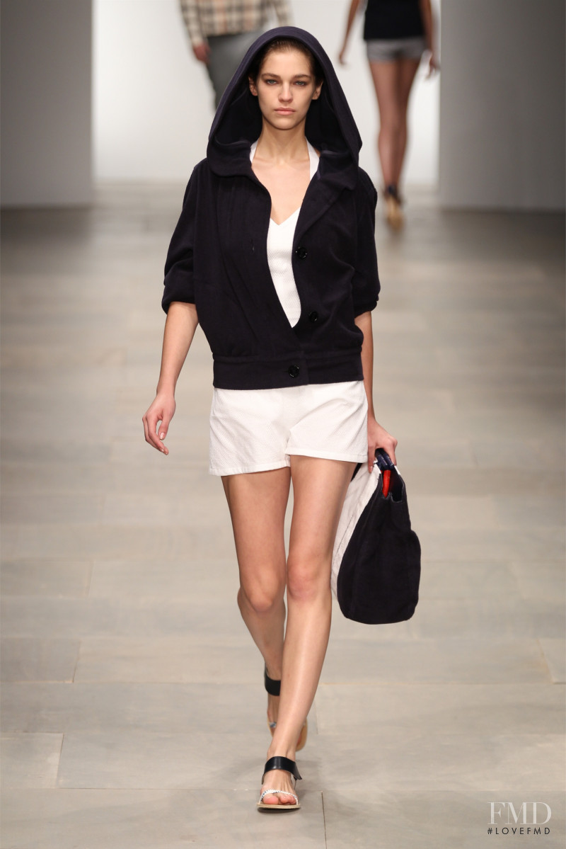 Samantha Gradoville featured in  the DAKS fashion show for Spring/Summer 2012